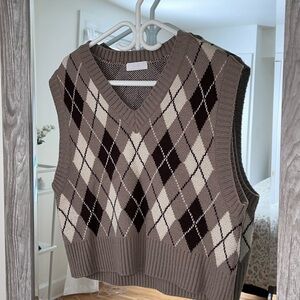 Oak + Fort Knit Sweater Vest